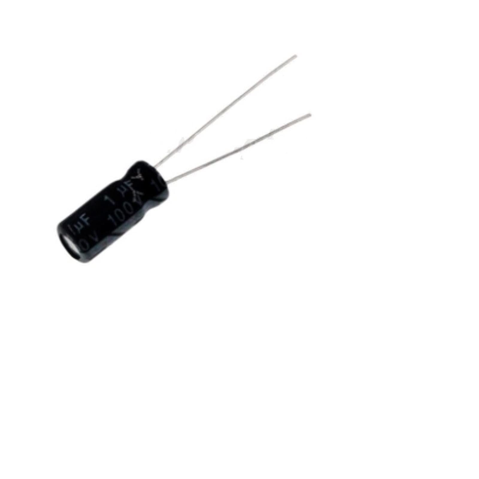 Condensateur 100V 1UF radial pour une filtration de signal audio ultra stable