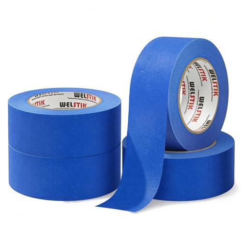 Ruban adhésif de masquage bleu Welstik pour peinture et bricolage de précision