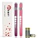 Opoway Pen Light with Pupil Gauge LED Penlight Medical for Nursing School Doctor Diagnostic (Pink & Purple)