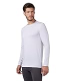 Heat Men's Lightweight Crew Base Layer Thermal Top | Form Fitting | Long Sleeve| 4-Way Stretch