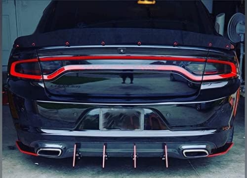Amazon.com: Full Rear Diffuser 6 Piece Kit Compatible with Dodge ...