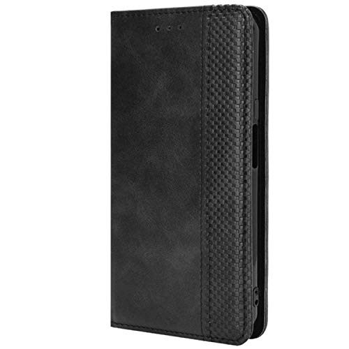 Hualubro Cubot X30 Case, Retro Pu Leather Full Body Shockproof Wallet Flip Case Cover With Card Slot Holder And Magnetic Closure For Cubot X30 Phone Case (Black) #TOP3