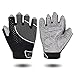 Tourdarson Weight Lifting Gym Gloves Microfiber & Anti-Slip Silica Gel Grip Padded Workout Gloves for Weightlifting, Cross Training, Gym, Fitness, Bodybuilding Men & Women