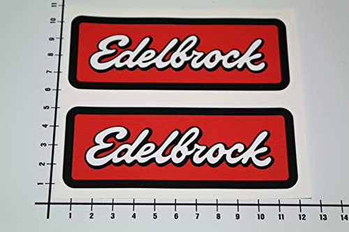 EDELBROCK NOS-0039 Lot de 2 autocollants JDM Old School V8 Tuning Auto Decal – vue 2