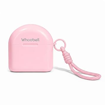 Retainer Case with Lanyard, Magnetic Closure Clear Aligner Case for Retainers, Dentures, Mouth Guards & Dental Tools, Portable Ventilated Travel Dental Storage Box for Women, Teens Pink