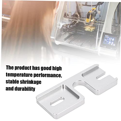 Baciihaw Sturdy Silver Aluminium Mount Plate Stand For V6 Printers - Accessories With Compatible Hotend Filament Holder Build Plate And Nozzle Cleaner #TOP6