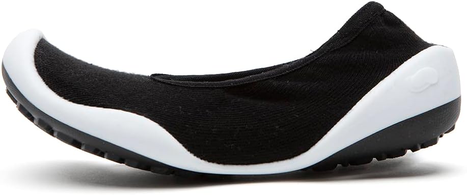 Komuello Toddler Sock Shoes – Flat Style Non-Slip Baby Shoes for Boys and Girls – Breathable, Washable, Soft Cotton First Walker Shoes for Indoor & Outdoor Use