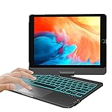 ipad pro tastatur hülle test VERBESSERTES 360°-SCHARNIER: Mit dem verstärkten 360°-Scharnier kann die Hülle nahtlos vom geschlossenen Schutzmodus zum offenen Laptop-Modus, zum Präsentationsmodus zum flachen, versteckten Tastatur-Tablet-Modus wechseln, um praktisch jeden gewünschten Betrachtungswinkel zu erreichen. Verwandelt Ihr iPad perfekt in einen Mini-Laptop. Egal für Unterhaltung oder Geschäft, dieses Einteiler-Desin wird Sie in jeder Hinsicht überraschen.