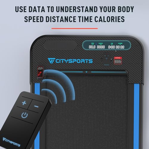 CITYSPORTS Elektrisches Laufband WP2 mit Bluetooth und LCD-Display
