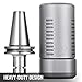 YuanKanJu PBOX OrangeA 5Pcs CAT40 Tool Holder ER16 Collet Chuck Set Length 70mm Chuck Tool Holder Set Mill Holder for CNC Engraving Machine Milling Lathe (5PCs CAT40 ER16)