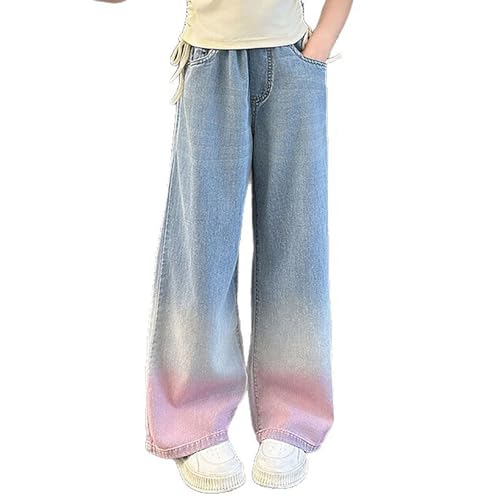 Pantalones vaqueros de pierna ancha para que las niñas jueguen con total libertad