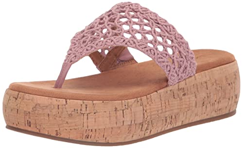Lucky Brand Jaslene - Sandalias de plataforma para mujer, Lilas, 40.5 EU