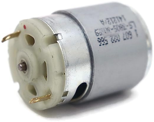 Image of ROBOWAY 12V DC High Torque Mini Electric Motor 5000 RPM Drill Motor for DIY, Robotics, Copper Winding (Multicolor) (Pack of 1)