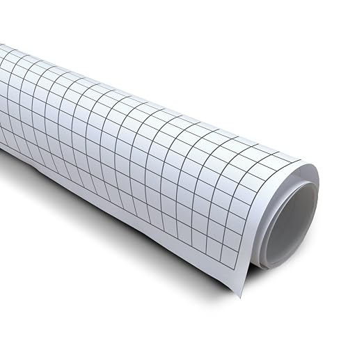 Geyer Instructional Products - 36" x 120" Large Graph Paper Roll, 1/4" Black Grid, Ideal for School Classroom Graphing, Designing Blueprints and Floorplans, Tabletop Gaming and Custom Mapping by Geyer Instructional Products - Used condition - US$18.75