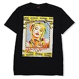 [Jack'n da Box] ハーレイ・クイン Harley Quinn Ver.1 EX164 tシャツ メンズ 半袖 綿 夏 丸襟 ゆったり おしゃれ 通勤 通学 おおきいサイズ プリントＴシャツ 面白い (L, ブラック) [並行輸入品]