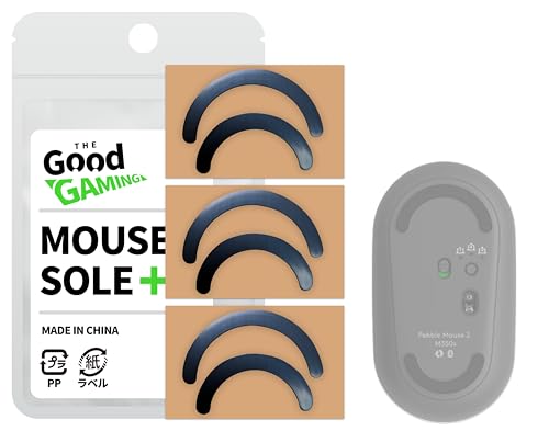 �����p �}�E�X�\�[�� Logicool ���W�N�[�� Pebble Mouse 2 M350s / Pebble M350 ��p [ PLUS �V���[�Y / 3���Z�b�g / ���ׂ� ���� ���P/�}�E�X�t�B�\�g/�u���b�N ] - The Good Gaming