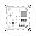2PCS Ruler for Microscope, Micrometer Calibration Slide Line Width Particle Diameter Measurement Tool High Precision Film Point Gauge Reticle Stereo Microscope Calibration Grid Camera Calibration