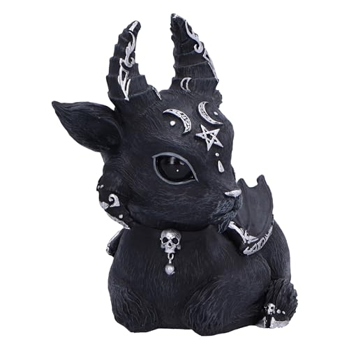 Nemesis Now Figurka Baal 9 cm, żywica, kultowe cuties, kolekcjonerska figurka Baal Goat Bat, strasznie urocza okultystyczna koza, straszna koza prezent, odlewana w najlepszej żywicy, fachowo ręcznie