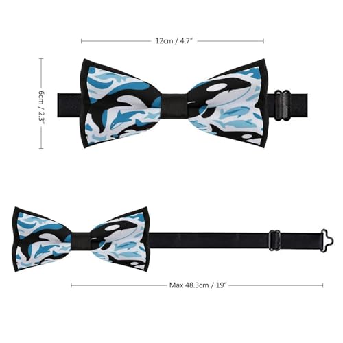 Men's Classic Bow Tie - Adjustable Length for Weddings & Parties2