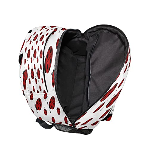 Mochila de mariquita impermeable que protege libros y portátiles escolares 3
