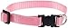 LupinePet Basics 1/2" Pink 8-12" Adjustable Collar for Small Dogs