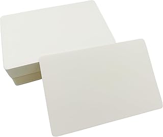 100 hojas de papel de estraza de 10 x 15 cm, 350 g/m², tarjetas de papel en blanco para personalizar, tarjetas A6, tarjetas de moderación, color blanco para manualidades, tarjetas de felicitación,
