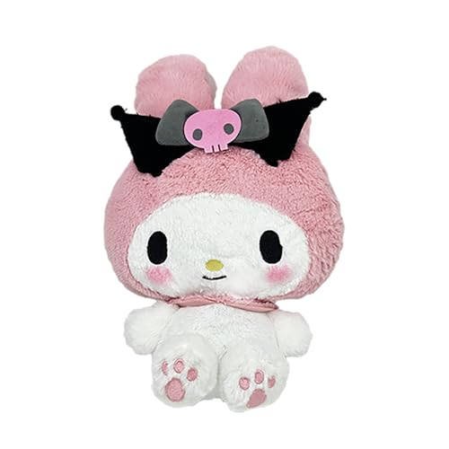 [キャラクター] マイメロ クロミ おそろいカチューシャ BIGぬいぐるみ 公式 グッズ おもちゃのダイヤモンド付き 約33cm (マイメロディ)