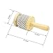 Mowind Wooden Cabasa Pop Hand Shaker Percussion Instrument with Metal Beads Small Size