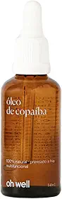 Óleo de Copaíba 100% Natural - Alivia Irritações, Reduz Espinhas e Marcas - 50ml