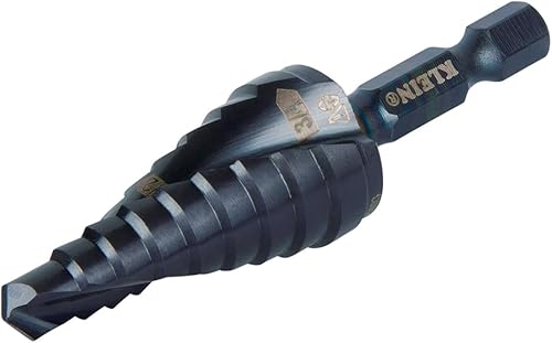 Vista 106 de Klein Tools broca escalonada con ondulado doble