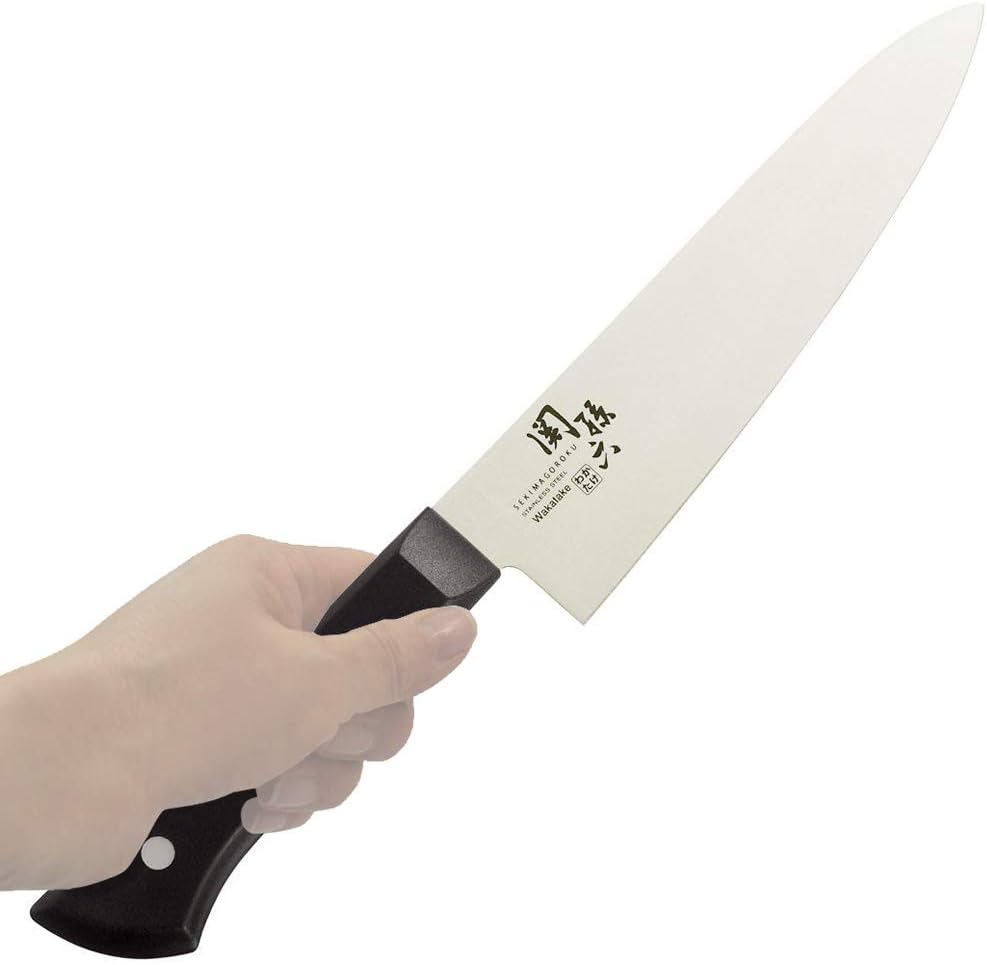 Kai KAI AB5422 Gyuto Knife Seki Magoroku Wakatake 7.1 inches (180 mm), Made in Japan, Dishwasher Safe