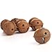 Group of 20 for Primitive Look Rusty Metal Star Cutout Jingle Bells for Christmas, Holiday or Everyday Crafting and Embellishing