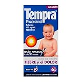 Tempra Solución Pediátrica Fiebre y Dolor Sabor Uva Paracetamol frasco de 30 ml