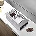 Double Pot Chocolate Melting Machine, 1.5 gal 800W Professional Water Bath Chocolate Warmer & Tempering Machine 86-185℉ with 2 Removable Pots for Bakery Restaurant