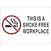 Brady 72398, No Smoking Sign, (Pack of 15 pcs)