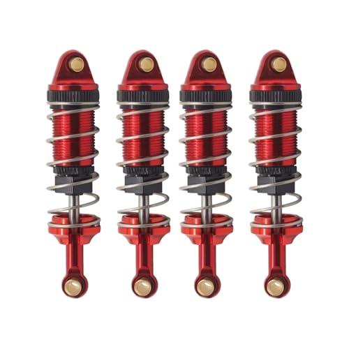 RC�J�[�I�C���V���b�N�A�u�\�[�o�[ For MJX For HYPER For GO 1/14 14301 14302 RC�J�[�A�N�Z�T���[ �t�����g�ƃ��A ���^�������V���b�N�A�u�\�[�o�[ �����猊�܂� 60mm(Red)