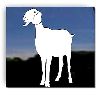 Nubian Goat Decal | NickerStickers Nubian Goat Vinyl Window Decal Sticker