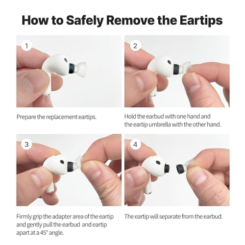 AZLA MAX AirPods Pro 3 Ear Tips, Medical Silicone Ear Tip Replacement by AZLA - Used condition - Image 7