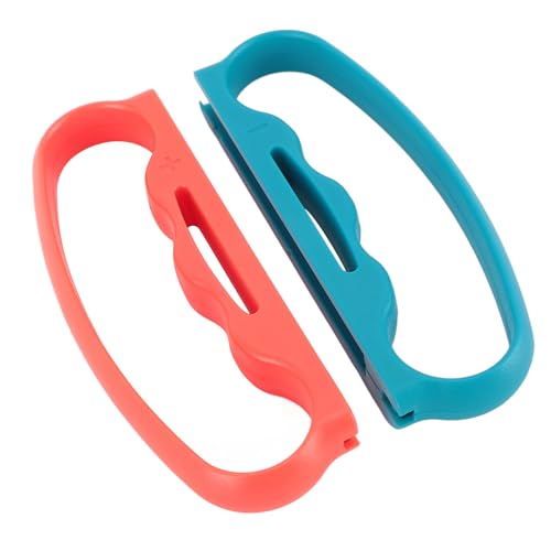 Apretones de Boxeo, Excelente Agarre del Controlador de Boxeo de Mano para Juegos de de Fitness (rojo+azul)