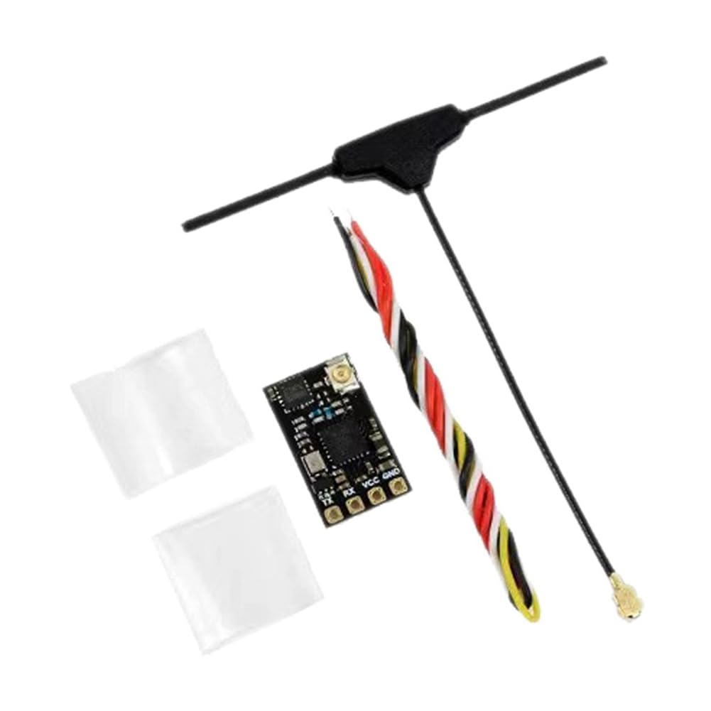 ELRS 2.4GHz Receiver Nano ExpressLRS Receiver with T-Type Antenna Support WiFi Upgrade for FPV RC Drone