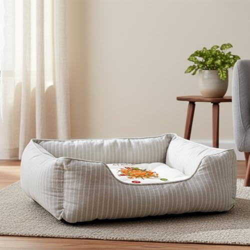 Lit pour chat et chien lavable chic imprimé style africain - 3