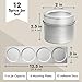 Talented Kitchen Magnetic Spice Jars - 12-Pack, 3 oz Stainless Steel, Silver - Kitchen Storage Organization & Magnetic Spice Rack for Refrigerator - 3 Metal Wall Bases, 269 Labels & Conversion Chart