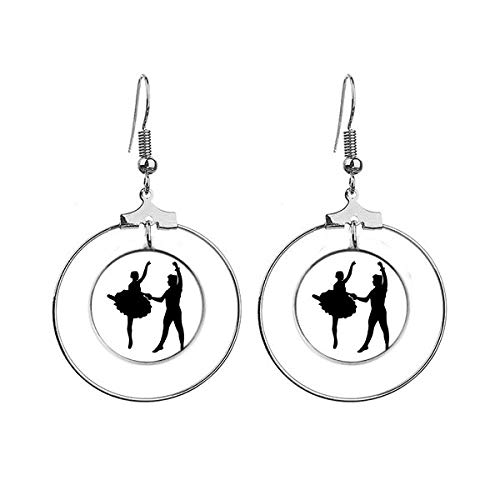 Boucles d'oreilles duo de danseuses sportives pour sublimer vos tenues de soirée et galas