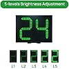 YZ Battery Custom Time 12/14/20/24/30 Seconds Shot Clock Countdown Timer Clock for Basketball Game, Portable Shot Clock Timer for Basketball Court, Remote Control Shot Clock Basketball with Buzzer