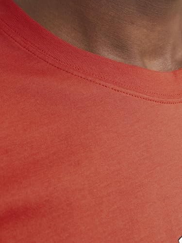 JACK & JONES Camiseta Masculina Impresa Camiseta, Summer Fig, M