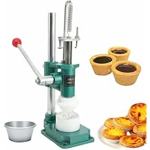 Egg Tart Pressing Machine,16 Types of Molds Manual Egg Tart Shell Making Machine, Commercial Egg Tart Molds Custard Tart Shell Mold, Hand Press Making Egg Tart Skin Tool for Home Use,Cake Shop S06022