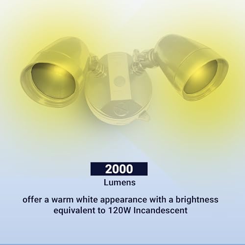 Sigma Engineered Solutions 16754WH Outdoor 2000 Lumens LED Weatherproof Floodlight Kit, White by Sigma Engineered Solutions - Image 6