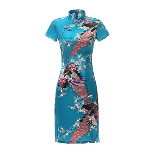 anna garden Vestido feminino de renda elegante elegante Cheongsam moderno Orientale sem mangas Qi Pa