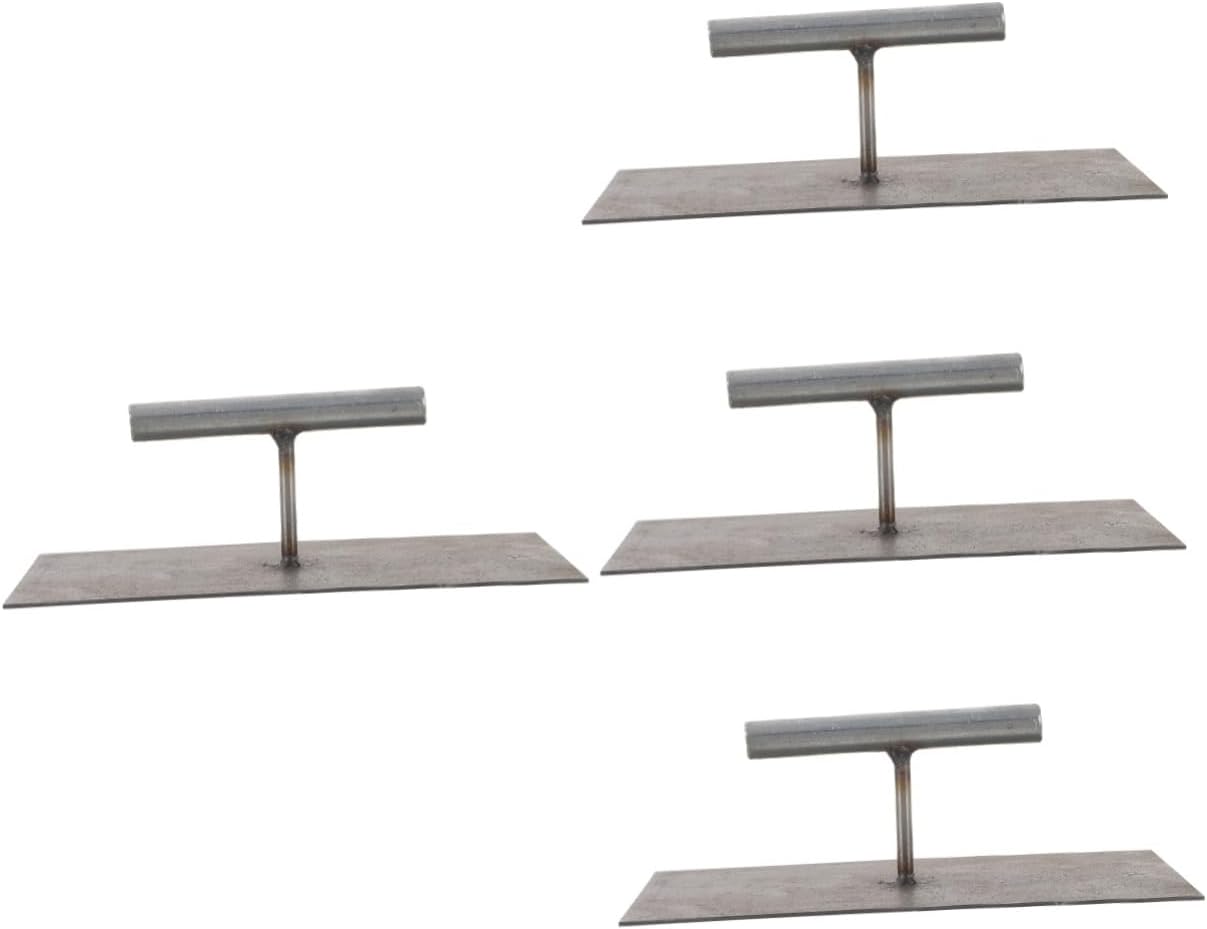 VICASKY 4pcs Burger Press Meat Tool Multi-Function Rectangle Patty Maker for Grilling Easy Use BBQ Press Ergonomic Handle for Stuffed Burgers and Meat Pies