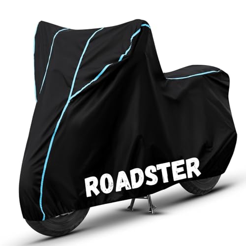 Image of Bike Cover for Roadster 100% Waterproof, Dustproof & Scratch Resistant| Fully Bottom Elastic UV Resistant Heavy Duty Body Cover | All Weather Outdoor Use